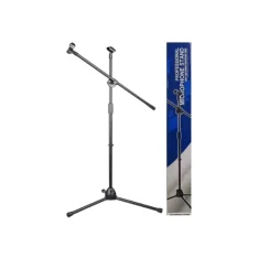 ATRIL DOBLE PARA MICROFONO CON BOOM